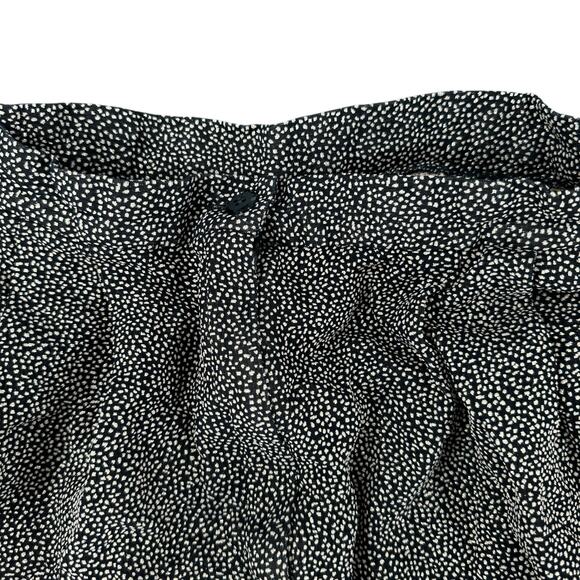 Vintage Tamotsu New York Black and Gold Polka Dot Trousers Pants 6 Career - Picture 4 of 7